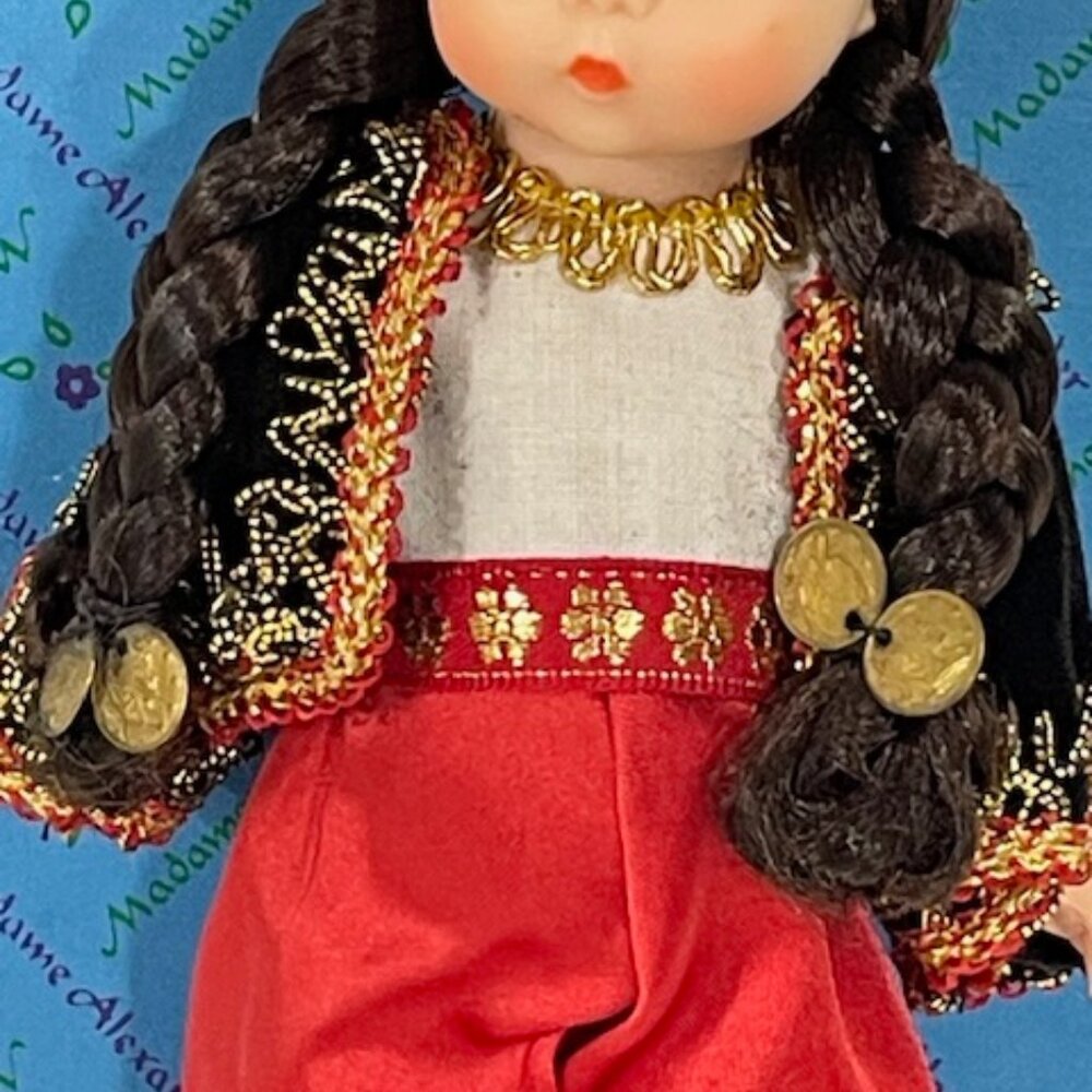 Madame Alexander restrung 8" Algeria doll. - Picture 3 of 7